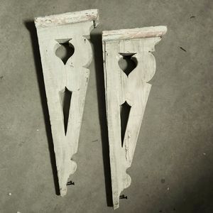 Vintage Wood Corbels (Set Of 2)